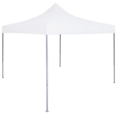 Cort de petrecere pliabil profesional, alb, 2 x 2 m, oțel GartenMobel Dekor