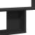 Raft de perete, negru, 100x15x70 cm, lemn prelucrat GartenMobel Dekor