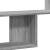 Raft de perete, gri sonoma, 100x15x70 cm, lemn prelucrat GartenMobel Dekor