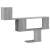 Raft de perete, gri sonoma, 100x15x70 cm, lemn prelucrat GartenMobel Dekor