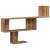 Raft de perete, lemn artizanal, 100x15x70 cm, lemn prelucrat GartenMobel Dekor