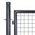Poartă de grădină din plasă antracit 400x175 cm oțel galvanizat GartenMobel Dekor