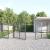 Poartă de grădină din plasă antracit 400x175 cm oțel galvanizat GartenMobel Dekor