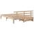 Cadru pat cu sertare, 140x200 cm, lemn masiv pin GartenMobel Dekor