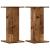 Suporturi de plante 2 buc. lemn vechi 30x30x60cm lemn prelucrat GartenMobel Dekor