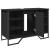 Dulap pentru chiuvetă baie, negru, 91x35x60 cm, lemn prelucrat GartenMobel Dekor