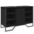 Dulap pentru chiuvetă baie, negru, 91x35x60 cm, lemn prelucrat GartenMobel Dekor