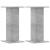 Suporturi difuzoare 2 buc. gri beton 30x30x60 cm lemn prelucrat GartenMobel Dekor