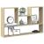 Raft de perete, stejar sonoma, 99x15x60 cm, lemn prelucrat GartenMobel Dekor