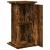 Suport prezentare cu depozitare stejar fumuriu 31x30x60 cm lemn GartenMobel Dekor