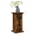 Suport prezentare cu depozitare stejar fumuriu 31x30x60 cm lemn GartenMobel Dekor