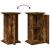Suport prezentare cu depozitare stejar fumuriu 31x30x60 cm lemn GartenMobel Dekor