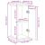 Suport prezentare cu depozitare lemn vechi 31x30x60 cm lemn GartenMobel Dekor