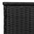 Cutie de perne de exterior Negru 100x55x55,5 cm Poly Rattan GartenMobel Dekor