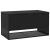 Cutie de perne de exterior Negru 100x55x55,5 cm Poly Rattan GartenMobel Dekor