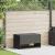 Cutie de perne de exterior Negru 100x55x55,5 cm Poly Rattan GartenMobel Dekor