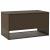 Cutie de perne de exterior maro 100x55x55,5 cm Poly Rattan GartenMobel Dekor