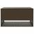 Cutie de perne de exterior maro 100x55x55,5 cm Poly Rattan GartenMobel Dekor