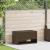 Cutie de perne de exterior maro 100x55x55,5 cm Poly Rattan GartenMobel Dekor