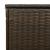 Cutie de perne de exterior maro 100x55x55,5 cm Poly Rattan GartenMobel Dekor