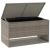 Cutie de perne de exterior gri 100x55x55,5 cm Poly Rattan GartenMobel Dekor