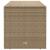 Cutie de perne de exterior Bej 100x55x55,5 cm Poly Rattan GartenMobel Dekor