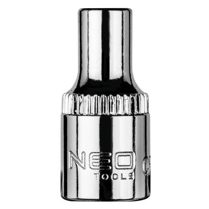 Tubulara hexagonala scurta 1/4", 4 mm Neo Tools 08-442 HardWork ToolsRange