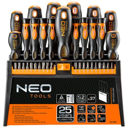 Set surubelnite si biti NEO TOOLS 04-210 HardWork ToolsRange