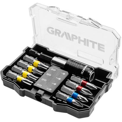 Set biti cu adaptor graphite 56H614 HardWork ToolsRange