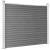 Set panouri gard, 699x146 cm, gri, WPC   GartenMobel Dekor