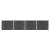 Set panouri gard, 699x146 cm, gri, WPC   GartenMobel Dekor