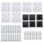 Set panouri gard, 872x146 cm, gri, WPC   GartenMobel Dekor