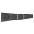 Set panouri gard, 872x146 cm, gri, WPC   GartenMobel Dekor
