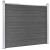 Set panouri gard, 526x146 cm, negru, WPC   GartenMobel Dekor