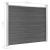 Set panouri gard, 526x146 cm, negru, WPC   GartenMobel Dekor