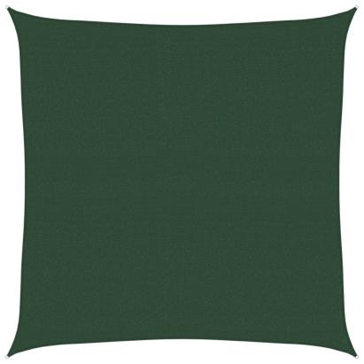 Pânză parasolar, verde închis, 4 x 4 m, HDPE, 160 g / m² GartenMobel Dekor