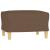 Set de canapele cu perne, 4 piese, maro, textil GartenMobel Dekor