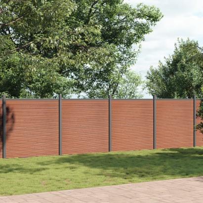 Panou pentru gard, maro, 1045x186 cm, WPC GartenMobel Dekor