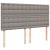 Pat box spring cu saltea, gri taupe, 200x200 cm, textil GartenMobel Dekor