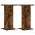 Suporturi de plante 2 buc. stejar fumuriu 30x30x60 cm lemn GartenMobel Dekor