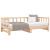 Pat de zi extensibil, 2x(80x200) cm, lemn masiv de pin GartenMobel Dekor
