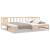 Pat de zi extensibil, 2x(80x200) cm, lemn masiv de pin GartenMobel Dekor