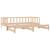 Pat de zi extensibil, 2x(80x200) cm, lemn masiv de pin GartenMobel Dekor
