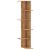 Raft colț perete stejar artizanal 36,5x36,5x140cm lemn compozit GartenMobel Dekor