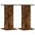 Suporturi de difuzoare 2 buc. stejar fumuriu 30x30x60 cm lemn GartenMobel Dekor