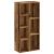 Bibliotecă, lemn vechi, 50x25x105 cm, lemn prelucrat GartenMobel Dekor