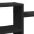 Raft de perete, negru, 129x18x42 cm, lemn prelucrat GartenMobel Dekor