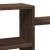 Raft de perete, stejar maro, 129x18x42 cm, lemn prelucrat GartenMobel Dekor