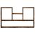 Raft de perete, stejar fumuriu, 99x15x60 cm, lemn prelucrat GartenMobel Dekor