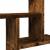 Rafturi perete 2 buc. stejar fumuriu 38x12x38 cm lemn prelucrat GartenMobel Dekor